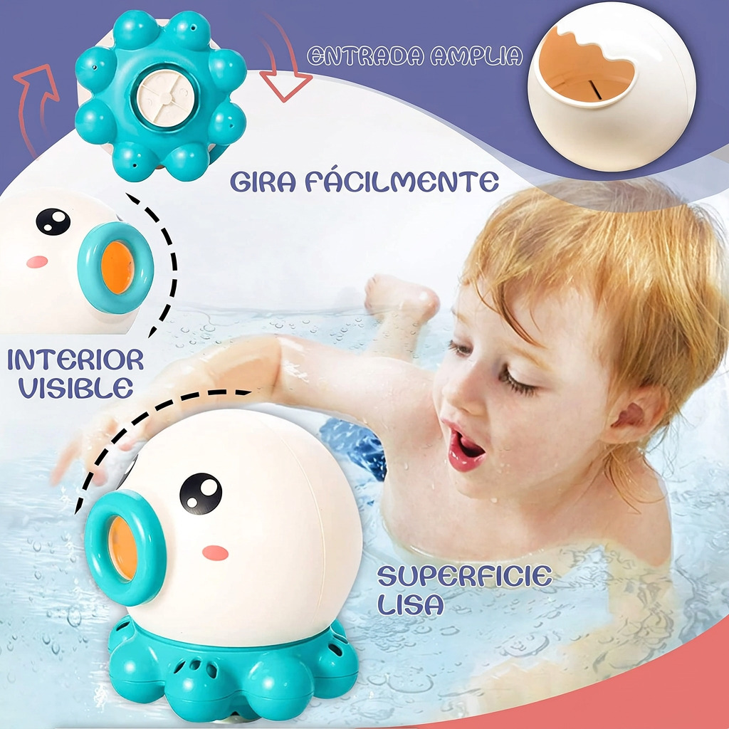 Características del pulpo de baño en español